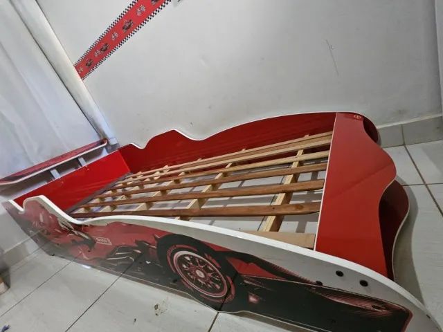 Cama Infantil Modelo Fórmula 1 - Sem Colchão