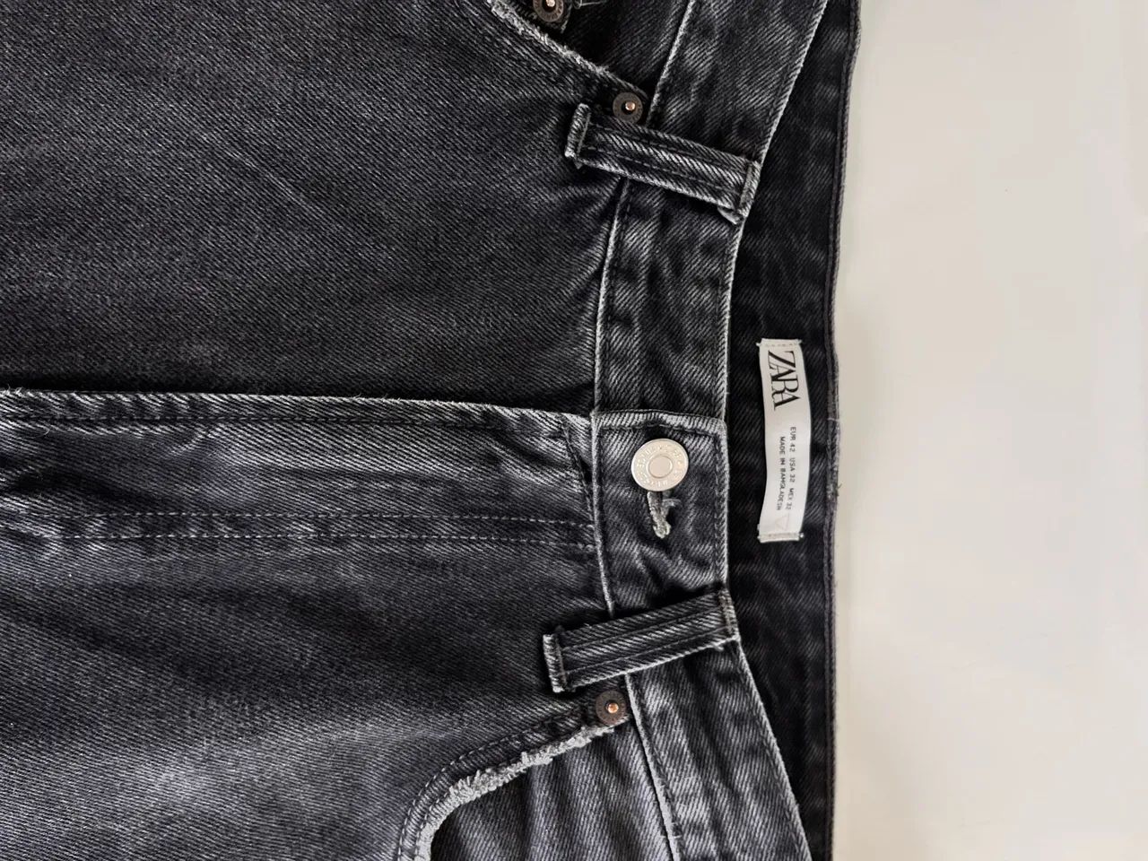 Calça jeans preta zara - Foto 3