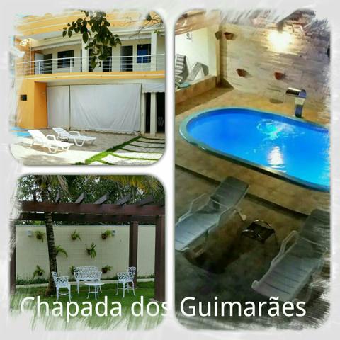 Chapada dos Guimarães - Locação por Temporada - 04 Quartos c/ piscina