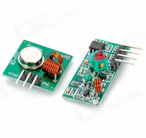Módulo Rf Transmissor Receptor 433mhz Am Rx Tx - Foto 3