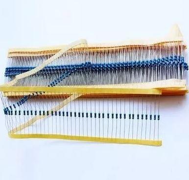COD-CP8 Kit Resistores 128UNID. 32 Valores 2.2 OHM A 10M 1/4W Metal Film Arduino - Foto 2