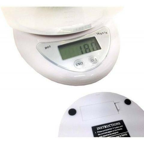 Balança Para Liquidos 5kg Com Tigela Sf-420 Tomate - Foto 4
