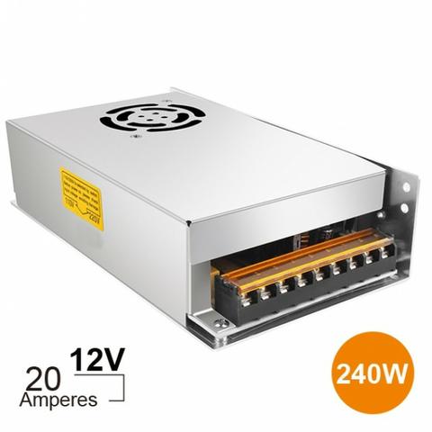 Fonte Chaveada De Alimentação 12v 20a 240w Bivolt - Semi - Foto 2