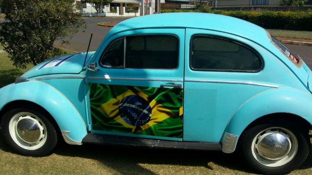 Vendo fusca azul 1970 reliquia - Foto 2