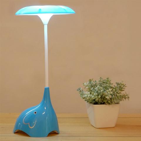 Luminária De Mesa USB Em formato de Elefante Touch Led - Foto 6