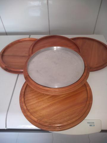 Base 5 bases madeira pra pizza