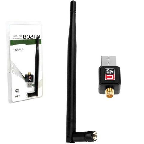 Adaptador Wireless 150 Mbps Com Antena USB 2.0