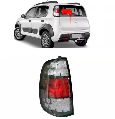 Lanterna Traseira Cristal Uno 2015 16 2017 Esquerdo Original