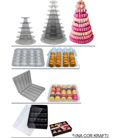 Embalagens para Macarons - 100 unidades