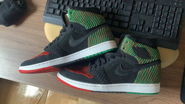 jordan 1 flyknit black history month