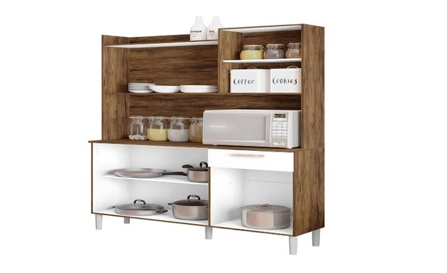 Kit cozinha armário modelo Gênova ]] Qualidade e confiança! [[ - Foto 2
