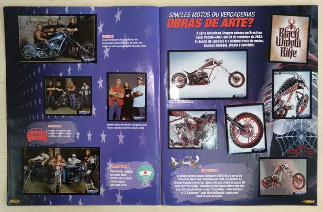 Álbum de figurinhas AMERICAN CHOPPER - Foto 3