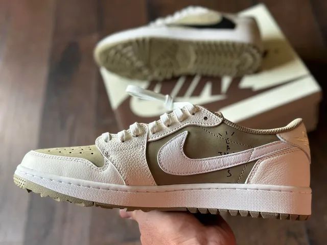 Jordan 1 Golf x<br>Travis Scott "Neutral Olive" - Foto 3