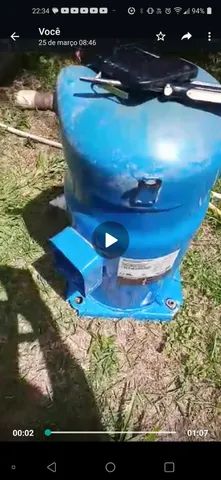 Compressor para Frigorifico Danfoss 380V trifásico; 240.000 BTU