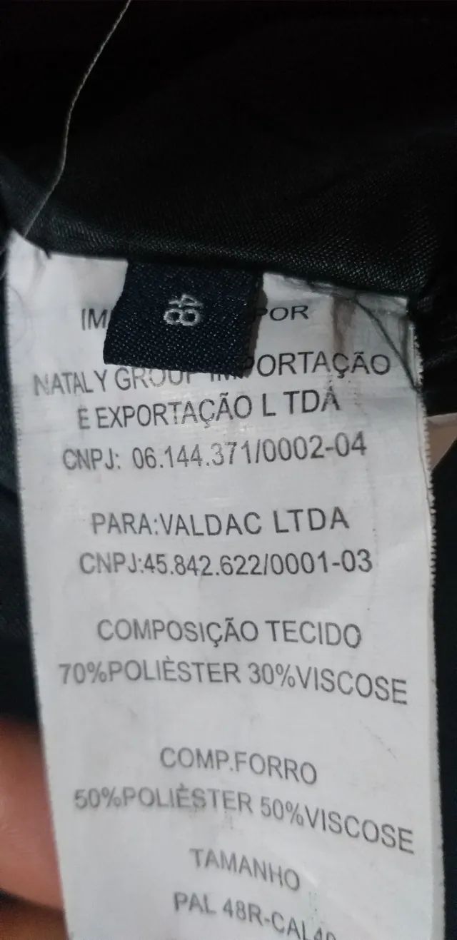 Bleizer social avulso, tamanho 48 - Foto 4
