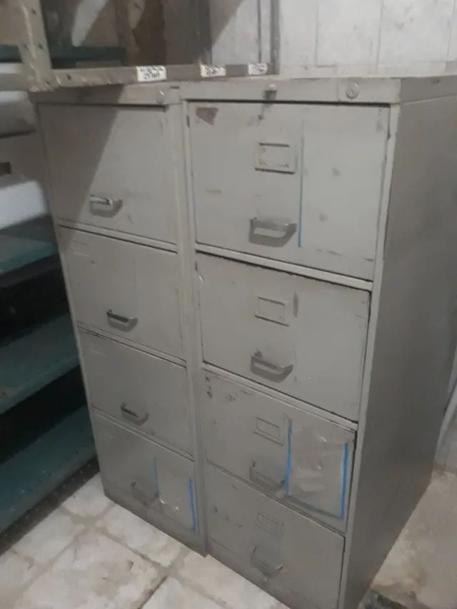 Arquivos de aço  usados 3 gavetas