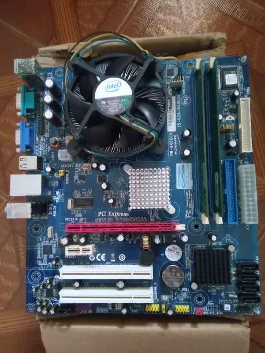 Placa mãe 775 PW-945GCX + Celeron E1400 + 2GB 