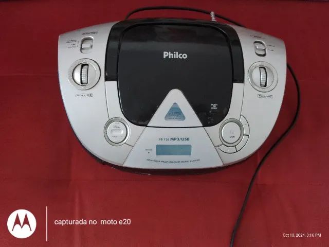 Micro system Philco PB 126 MP3/USB COM DEFEITO - Foto 3
