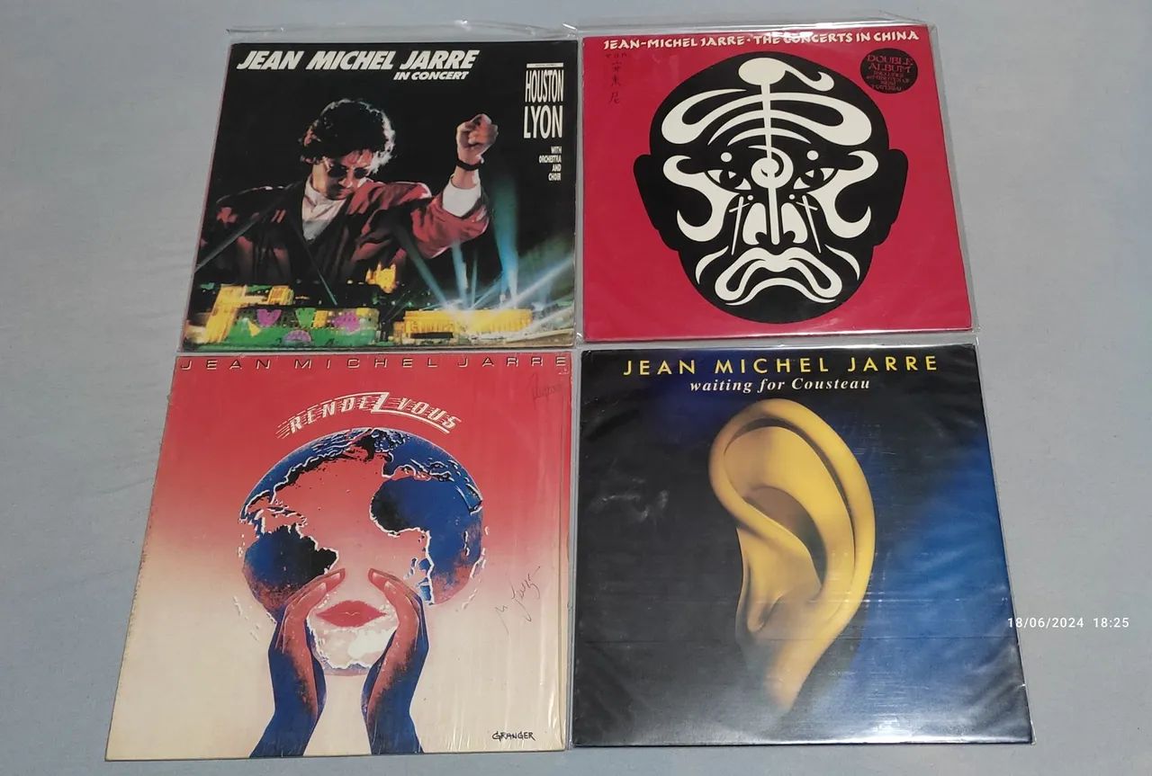 Coleção de Discos de vinil de Jean Michel Jarre
