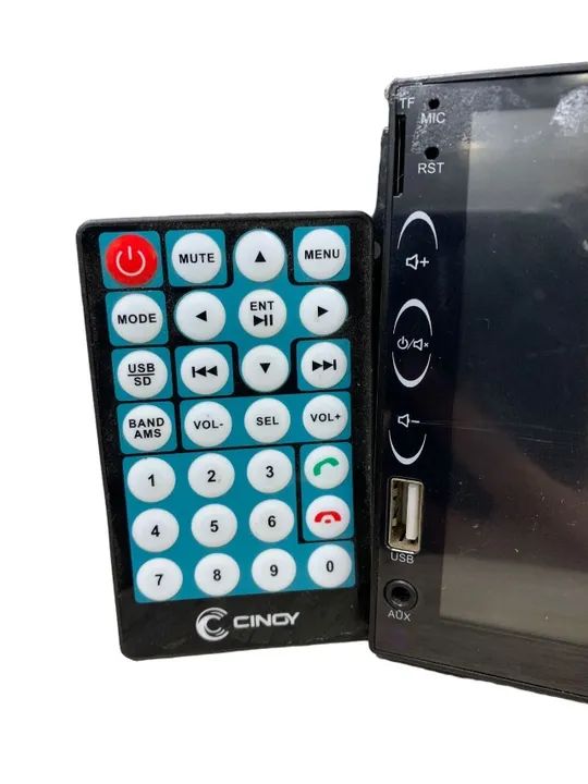 Mp5 Player Cinoy 2 Din Câmera De Ré Espelhamento Bluetooth - Foto 6