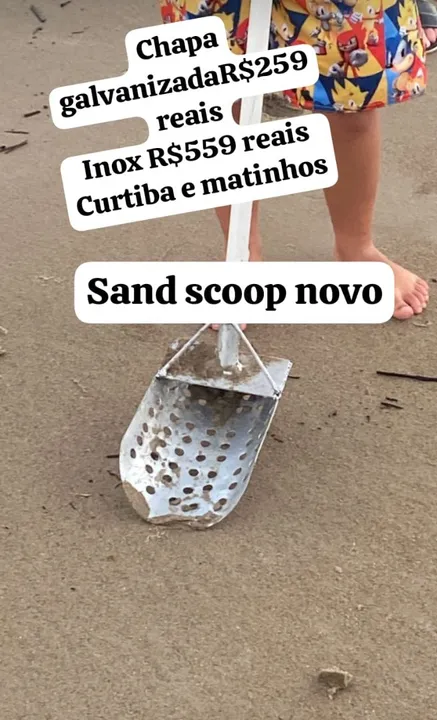 Sand Scoop Novo - Para Colecionar Tesouros na Praia!
