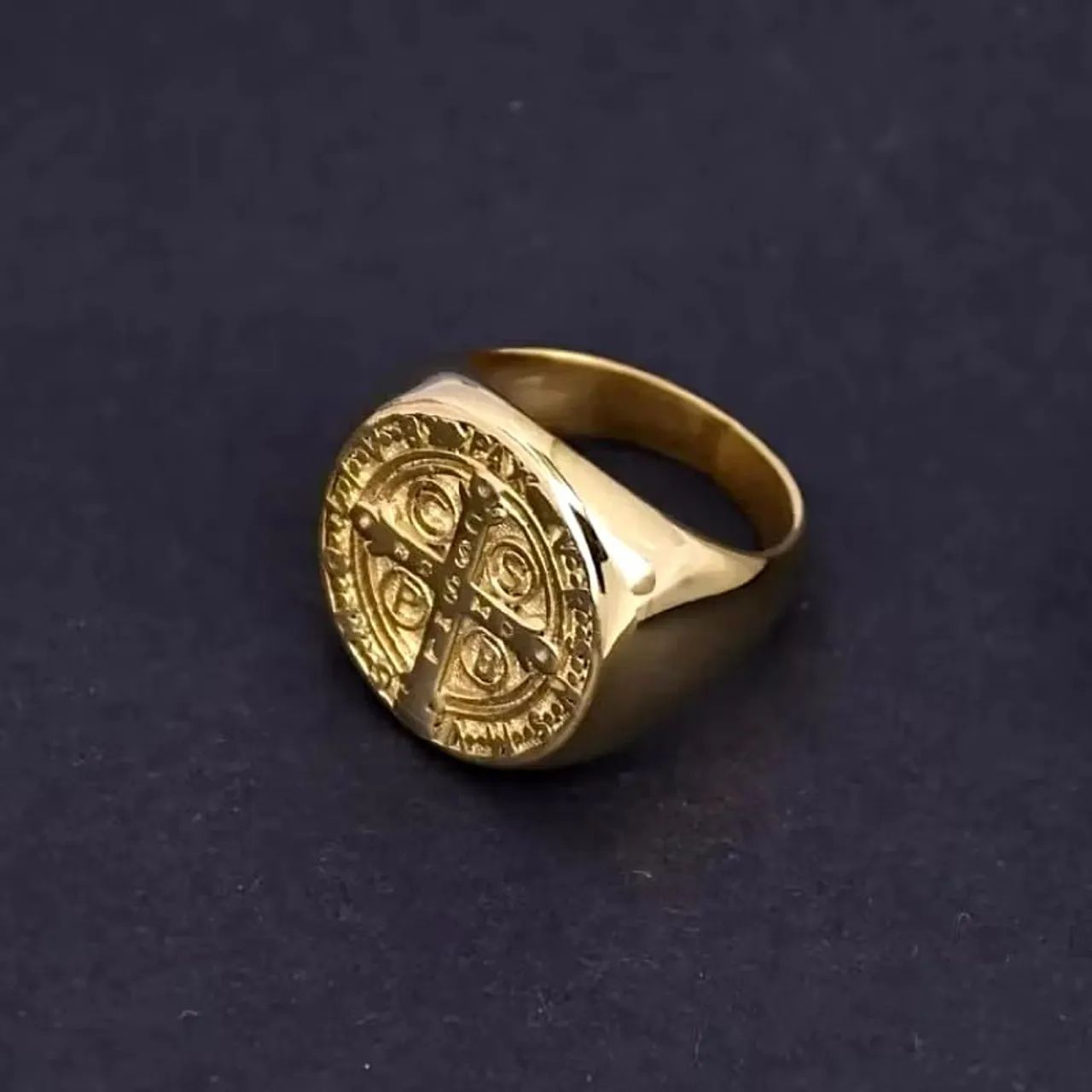 ANEIS MASCULINOS EM AÇO - Foto 3