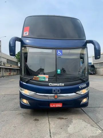 Mercedes - O500 RSDD - Paradiso 1800 DD G7 - Com WC - 8X2 - 2017 - Foto 6