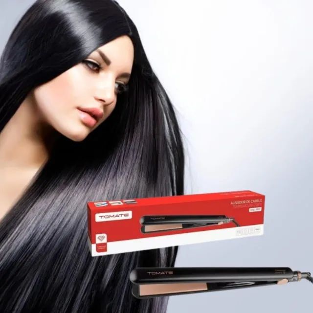 Chapinha/Prancha Alisadora 32W Ergonômica Bivolt com Placa de Cerâmica 220°C