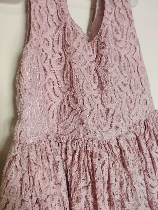 Vestido rosa de bebê - Foto 4