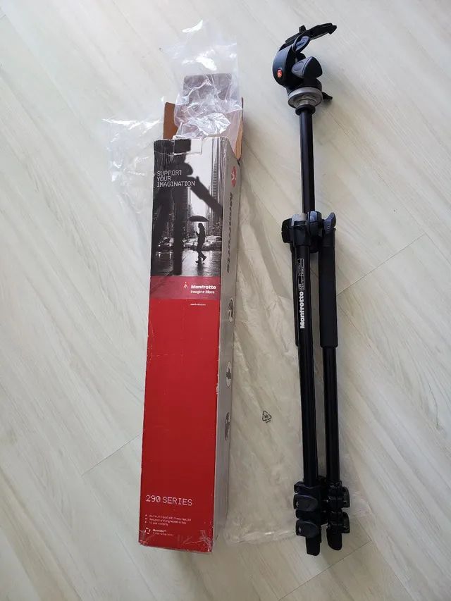Tripé Manfrotto 290series, pouco uso