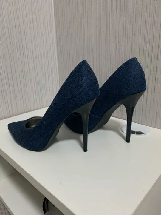 Scarpin Feminino Jeans  - Foto 3
