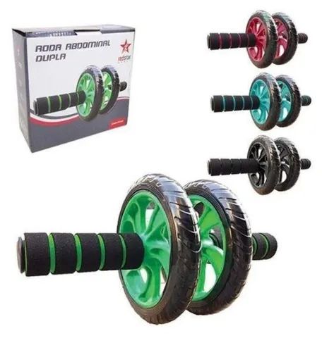 Roda Abdominal Dupla Redstar Elc07005 30x13cm - Foto 2
