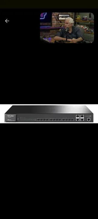 Switch TP-Link 12 Portas Fibra