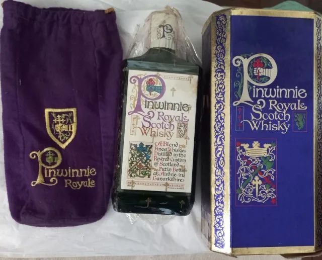 Pinwinnie Royale Premium Scotch Whisky 12 Anos 1 Litro 1970 - Foto 2