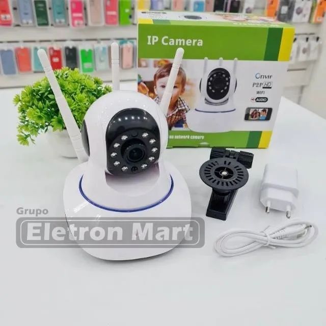 Promoção: Camera Sem fio com acesso remoto audio e video ac. cartões - Foto 4