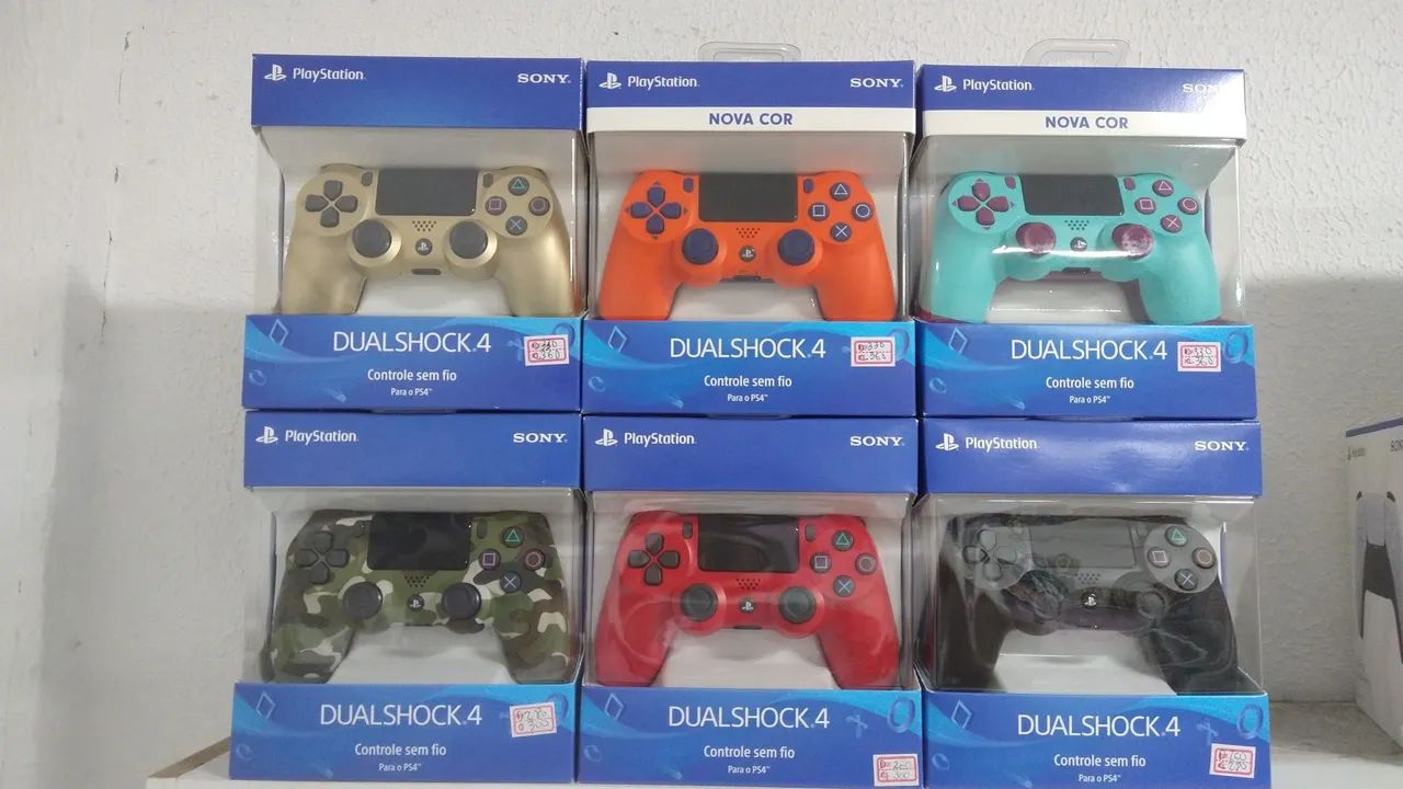 Controle DualShock 4 para PS4 - todas as cores disponíveis originais 