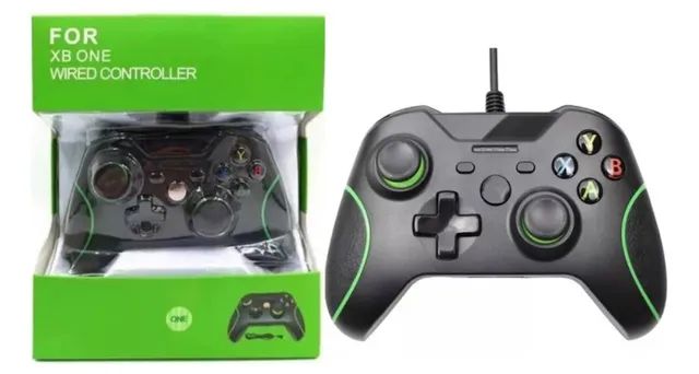 Controle Premium Com Fio Para Xbox One Pc joystick  