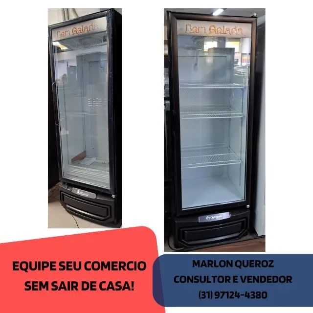 Cervejeira Porta de Vidro Gelopar 8Cxs