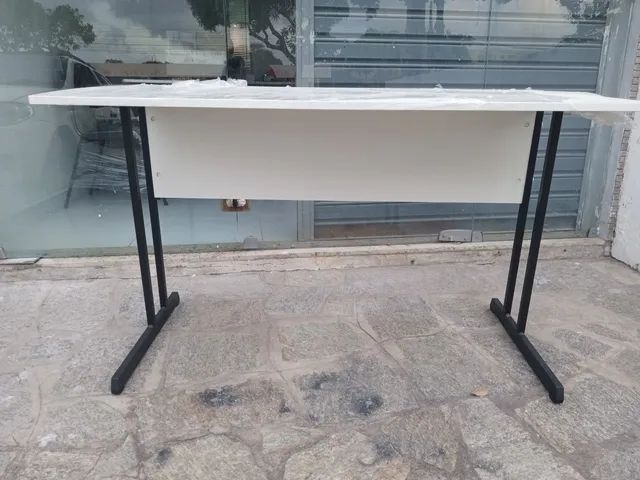 Mês para escritorio slim branca 