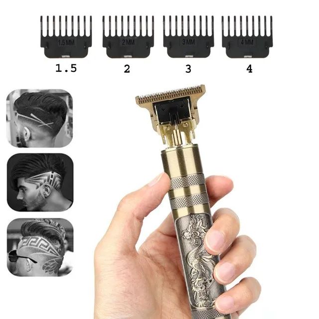 Máquina de Cabelo e Barbeador T9 Profissional Sem Fio com Entrega Hoje! - Foto 5