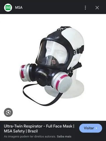 Máscara de gás MSA ultra twin 