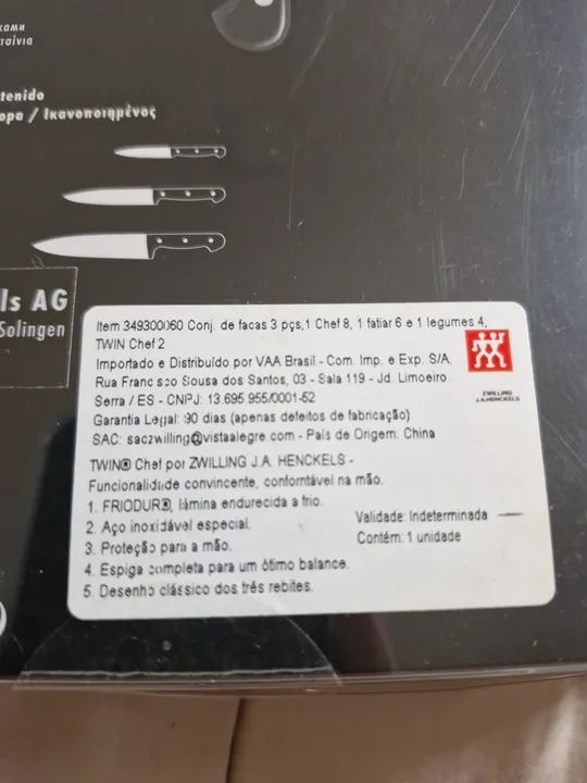 Conjunto facas Chef Zwilling - Foto 4