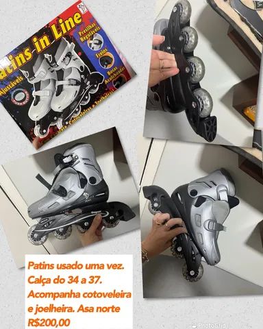 Patins calça do 34 a 37 