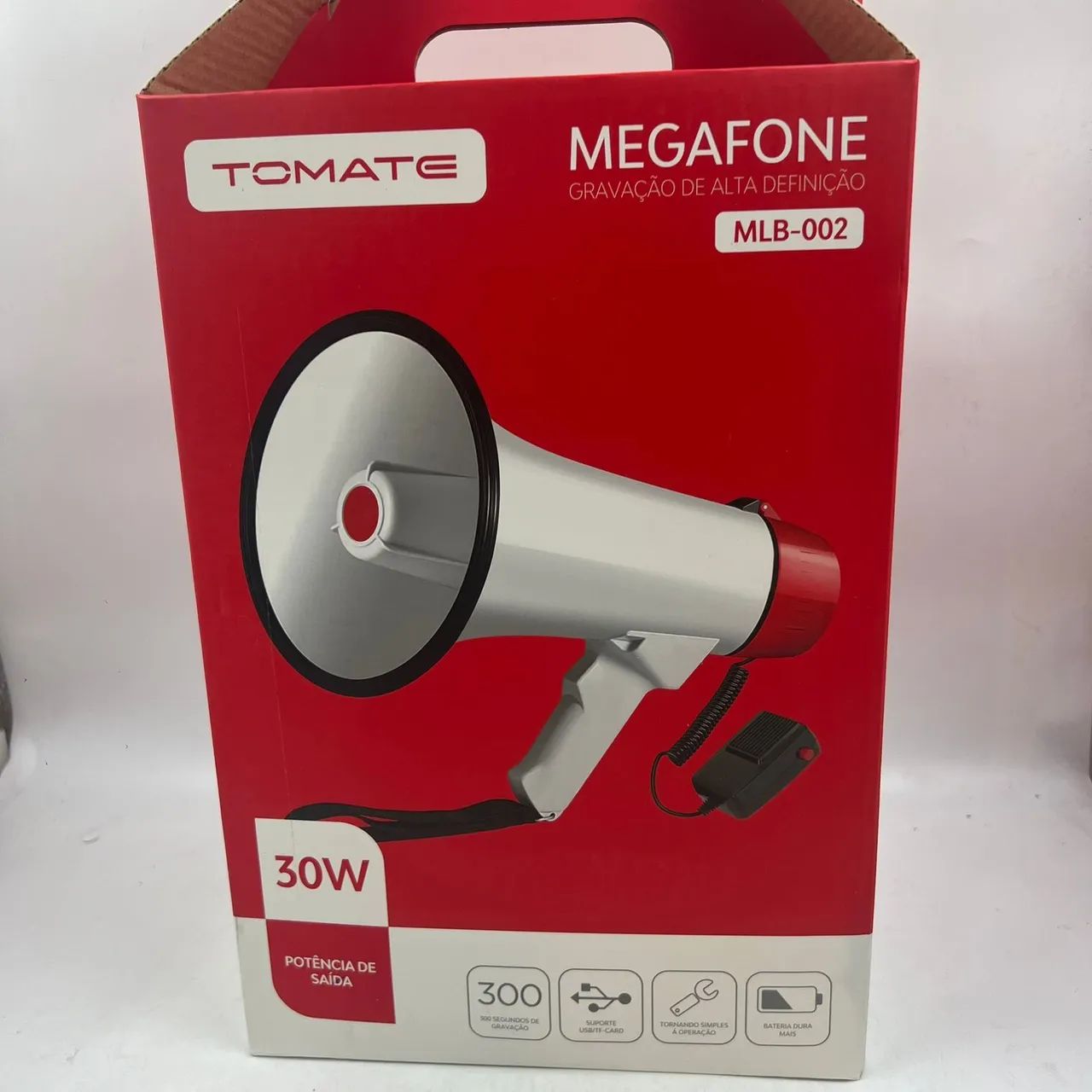 Megafone tomate mbl-002 30w -pronta entrega