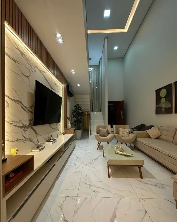 Casa mobiliada com 4 suites, energia solar e piscina na Cidade Alpha - Foto 2