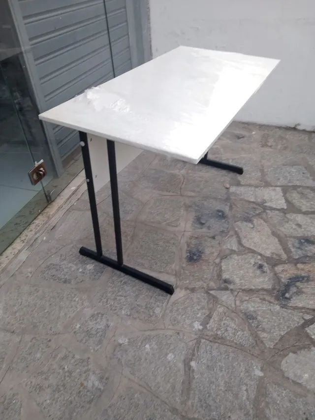 Mês para escritorio slim branca  - Foto 4