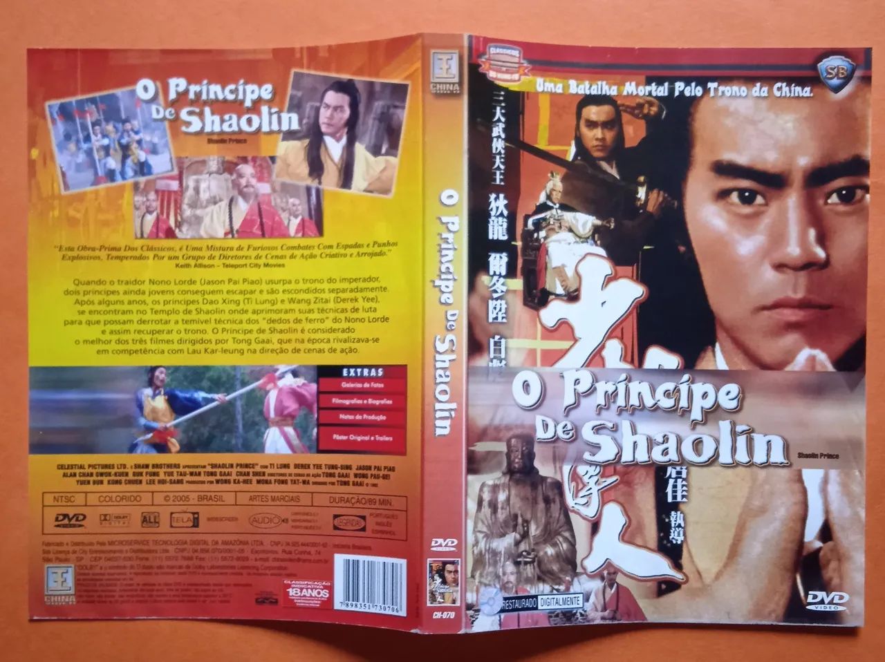 Dvd O Príncipe de Shaolin (China Vídeo) - Foto 3