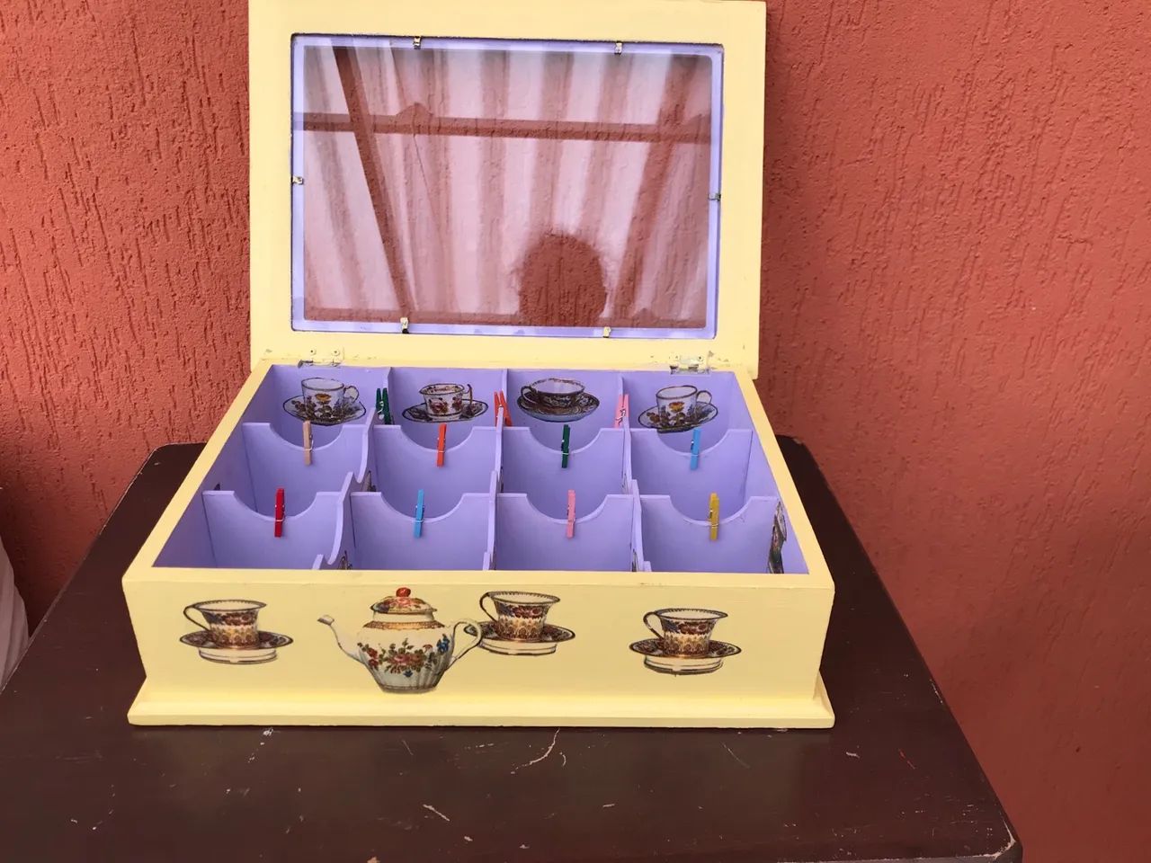 Caixa pra chás pintado à mão ? - Foto 2