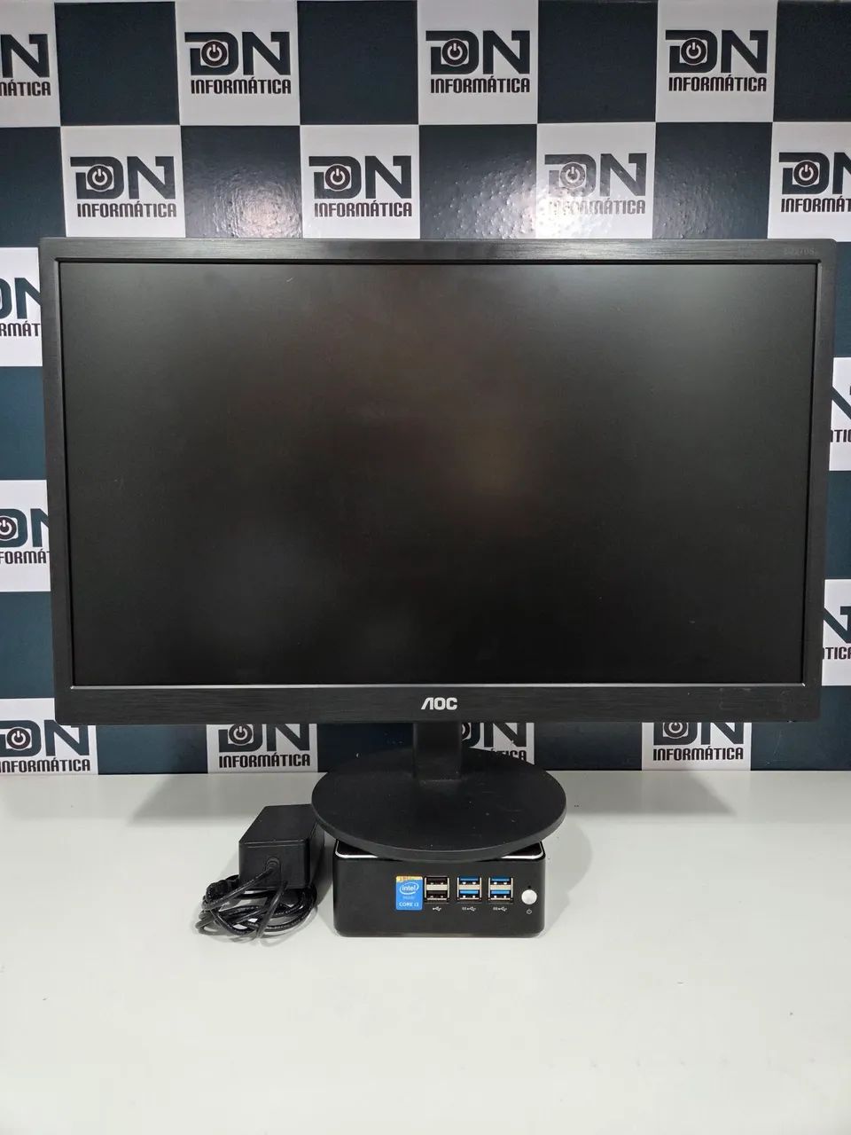 Computador Everex Mini + Monitor 22 polegadas  - Foto 2