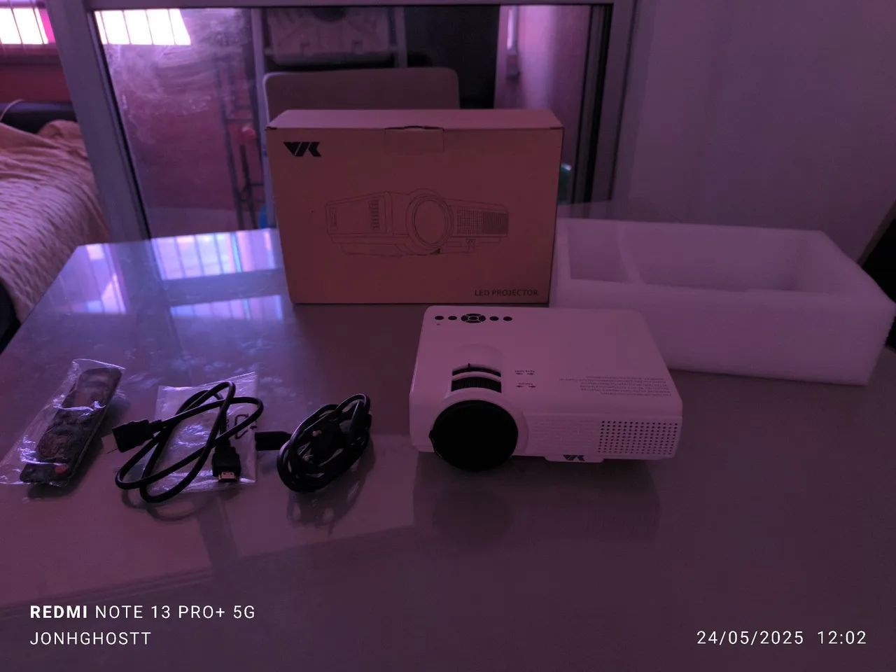 Projetor LED Compacto - Ótimo Desempenho! - Foto 4